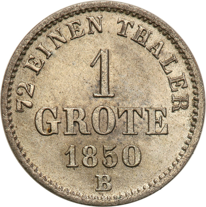 Niemcy. Oldenburg. 1 Grote 1850